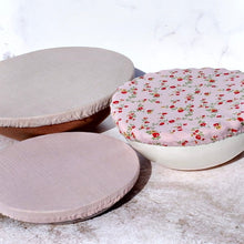  Muslin Dish Covers - Set 3 | Pink