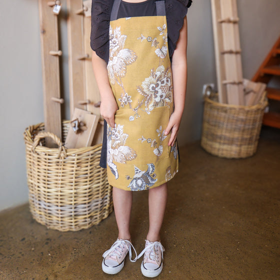 Tiny Chef’s Apron | Oriental - Ochre