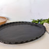 Oval Serving Platter Coal