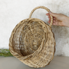 Round Hanging Basket - Rattan | Medium