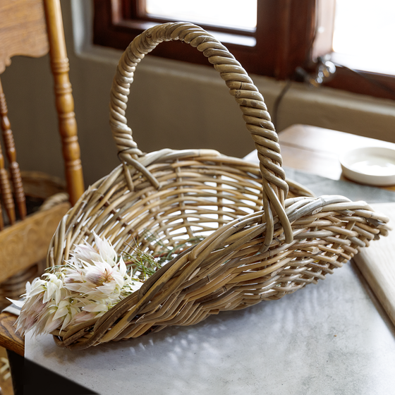 Harvesting Basket | Rattan