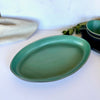 Riviera Oval Platter - Jade Green | Small
