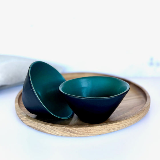 Twist Bowl - Small | Jade Green