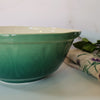 Country Mixing Bowl | Jade Green & Off White