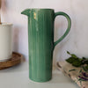 Urban Tall Jug Carved | Jade Green