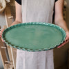 Oval Serving Platter | Jade Green