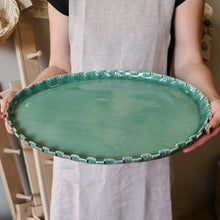  Oval Serving Platter | Jade Green