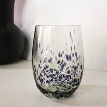  Riviera Glass Tumbler | Flecked - Black