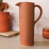 Urban Tall Jug | Terracotta & Off-White