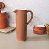 Urban Tall Jug | Terracotta & Off-White