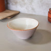 Twist Bowl - Small | Terracotta & Off-White