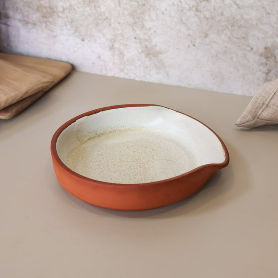 Spoon Rest | Terracotta & Off-White