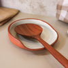 Spoon Rest | Terracotta & Off-White