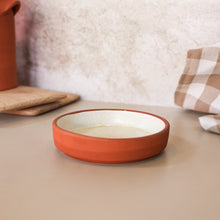  Tapas Bowl | Terracotta & Off-White