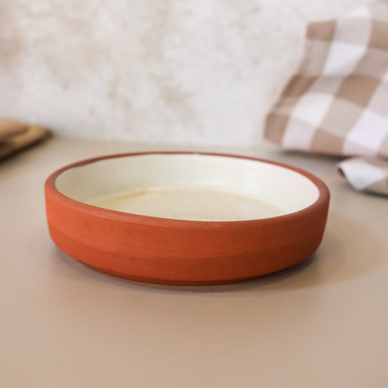 Tapas Bowl | Terracotta & Off-White