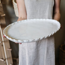  Oval Serving Platter | Off-White